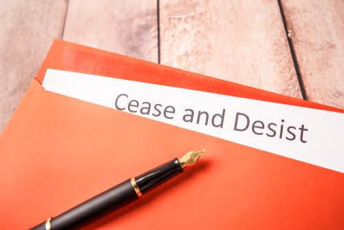 cease and desist